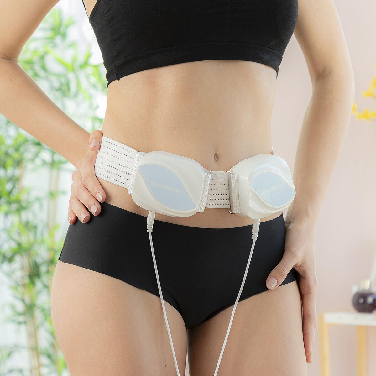 Cinto de massagem vibratório para escultura corporal Bubratt InnovaGoods