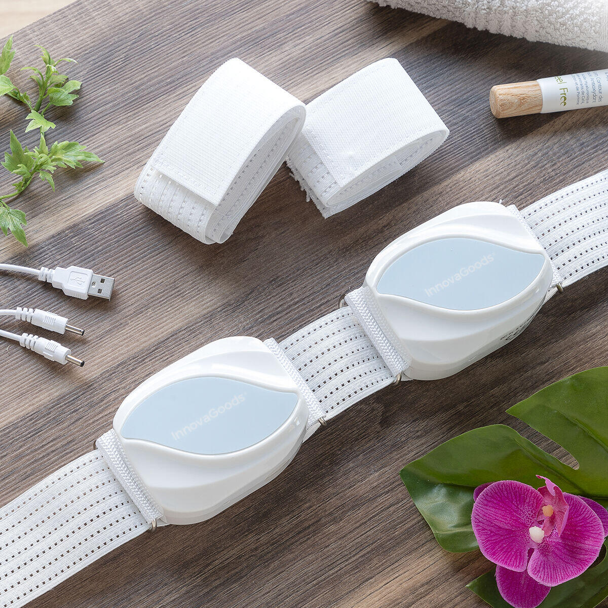Cinto de massagem vibratório para escultura corporal Bubratt InnovaGoods