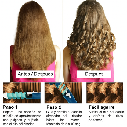 Rizador De Pelo De Cerámica Espiral